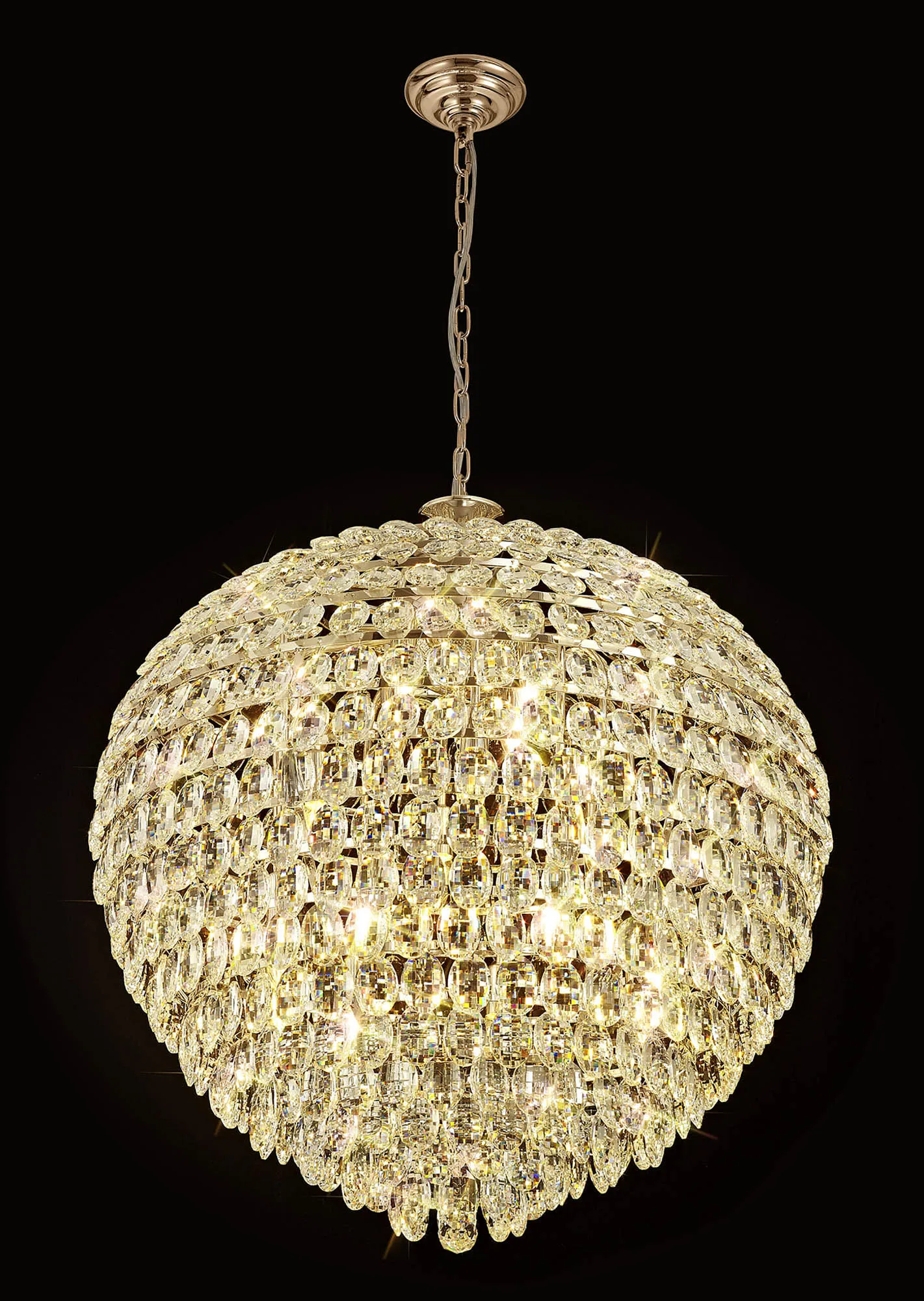 IL32811  Coniston Pendant 16 Light (46kg) French Gold